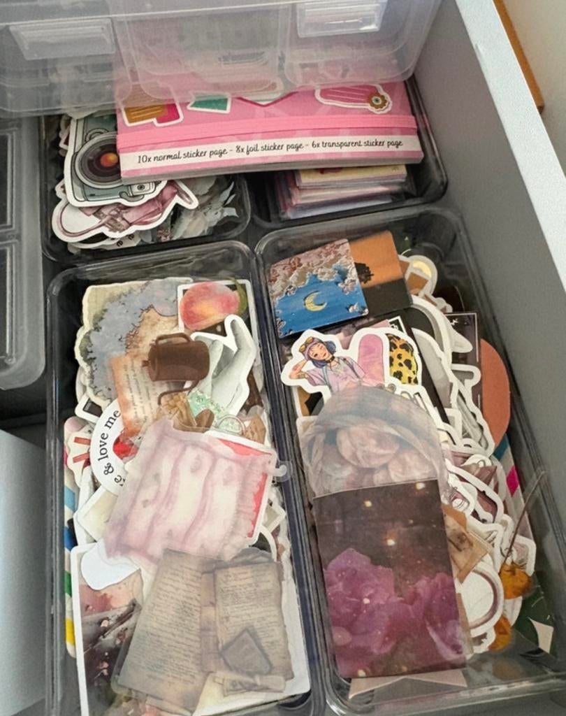 Junk Journal / Scrapbook pakketten zie omschrijving, Ophalen of Verzenden, Zo goed als nieuw, Overige typen, Overige merken