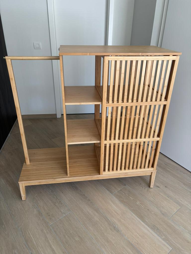 Armoire en bambou IKEA, 25 à 50 cm, Comme neuf, 100 à 150 cm, Scandinave
