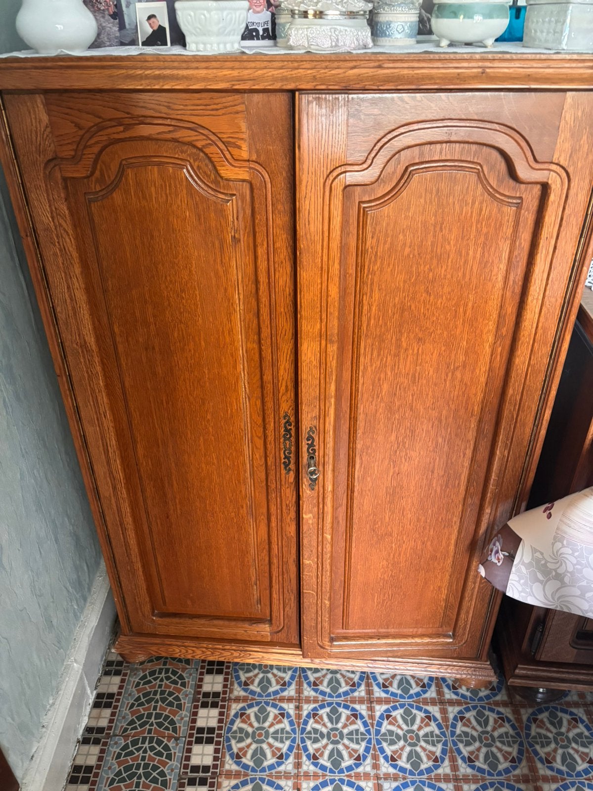 Ancien meuble chaussure en bois, Enlèvement, Comme neuf