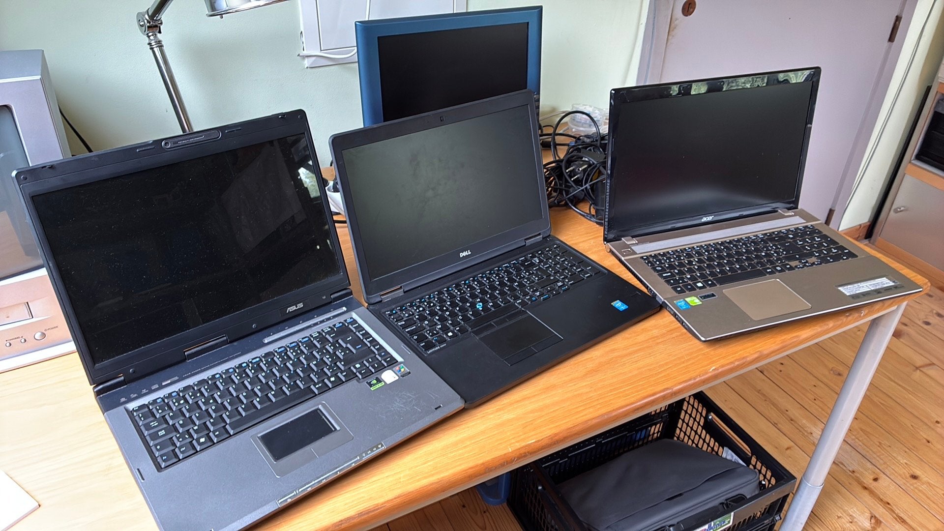 3 werkende laptops Dell Acer Asus, Enlèvement, Comme neuf, HDD