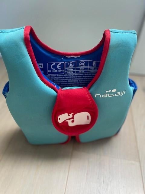 Zwemvest kind in schuim blauw/rood, Ophalen, Kind, Decatholon, Zo goed als nieuw