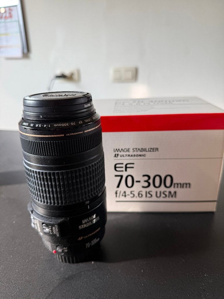 Canon EF 70-300mm f/4-5.6 is usm, Canon, Zo goed als nieuw, Canon EF, Telelens