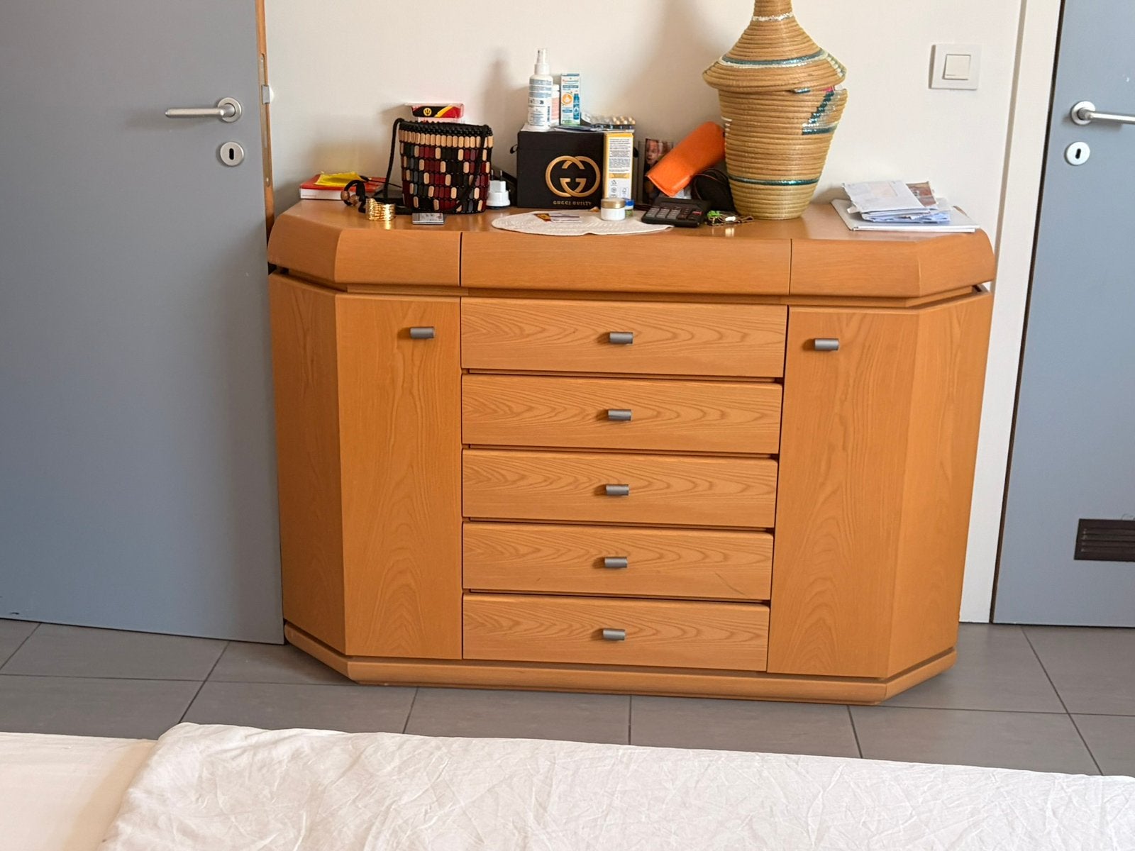 Dressing set ophaling in Anderlecht, Ophalen, Gebruikt