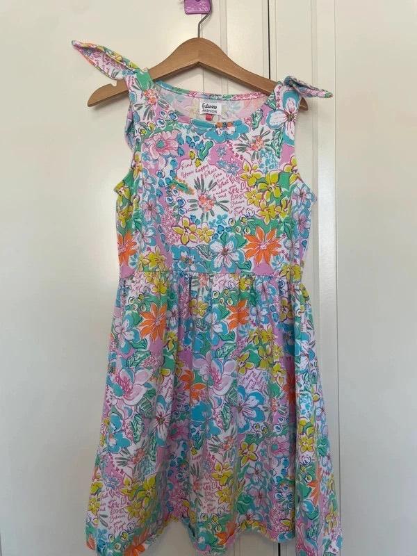 Robe d’été, fille, 134 cm, Enfants & Bébés, Enlèvement ou Envoi, Utilisé, Fille