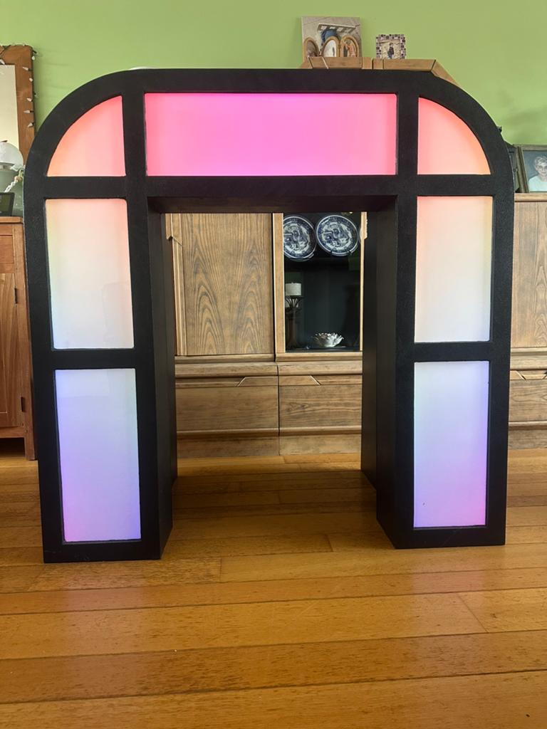 Cabine DJ Eyecather hauteur XXL avec écran LED, Enlèvement, Neuf