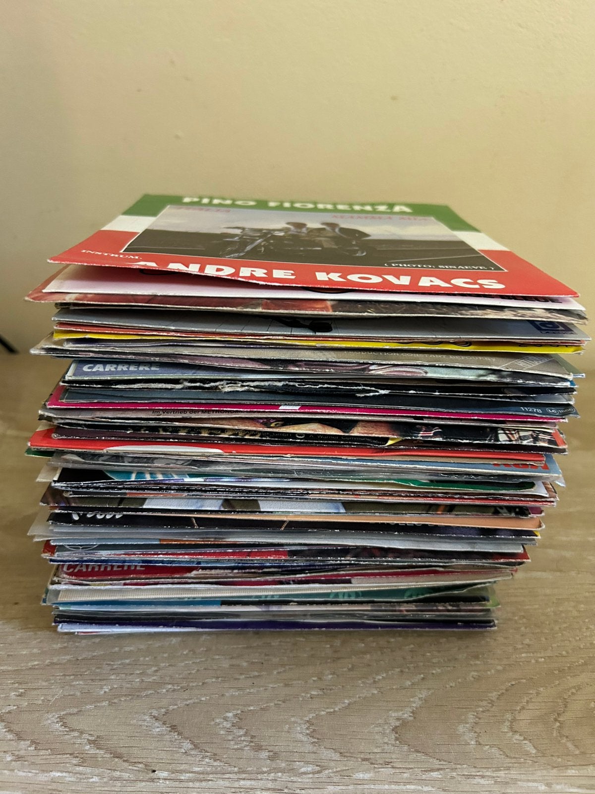 Pak van 106 vinylplaten, Cd's en Dvd's, Vinyl | Overige Vinyl, Ophalen, Gebruikt