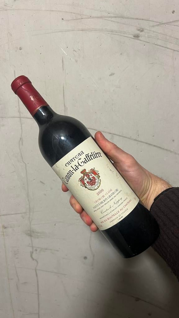 Château Canon-la-Gaffelière 2000, Collections, Vins, Comme neuf, Vin rouge, Enlèvement