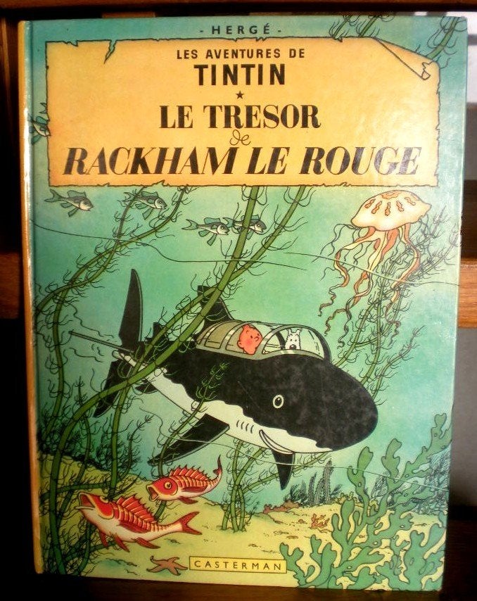 Tintin: Le trésor de Rackham Le Rouge  (1966), Enlèvement ou Envoi, Comme neuf