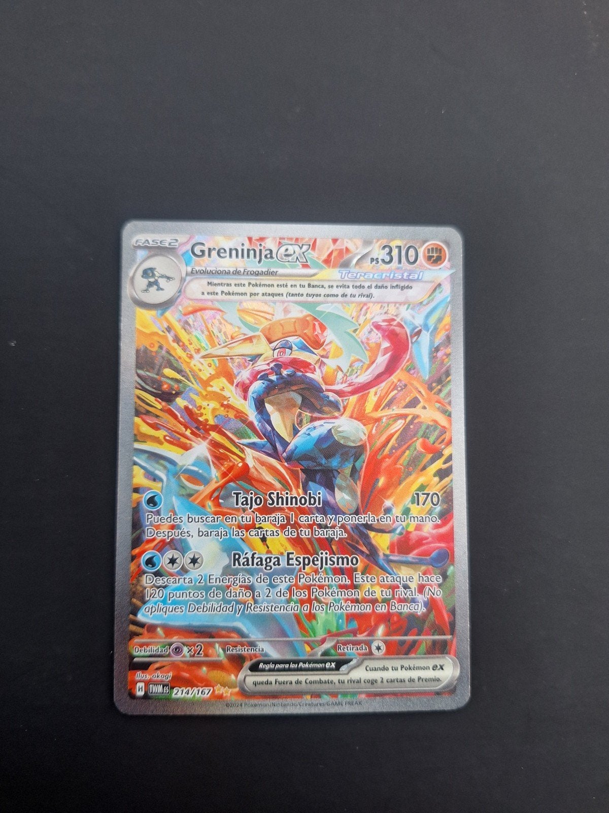 Greninja ex TWM spaans, Ophalen