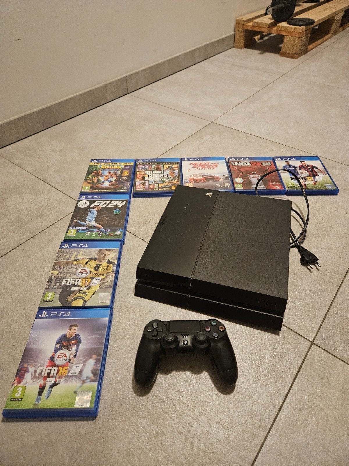 Playstation 4, SONY PS4, Games en Spelcomputers, Spelcomputers | Sony PlayStation 4, Ophalen of Verzenden, 1 TB, Met 1 controller