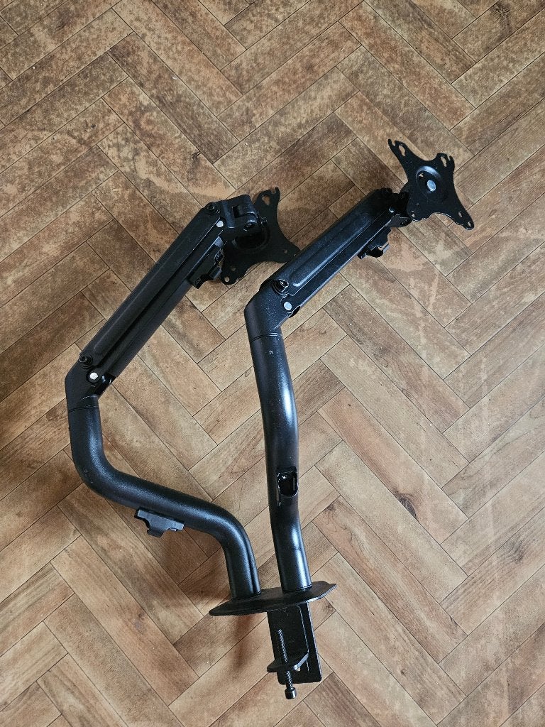 Bras support double écran PC (Putorsen), Enlèvement, Comme neuf, 61 à 100 Hz, Putorsen