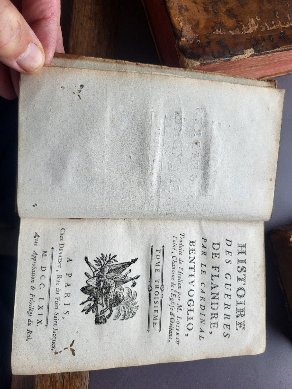 Histoire des Guerres de Flandre 3 delen 1769, Ophalen of Verzenden
