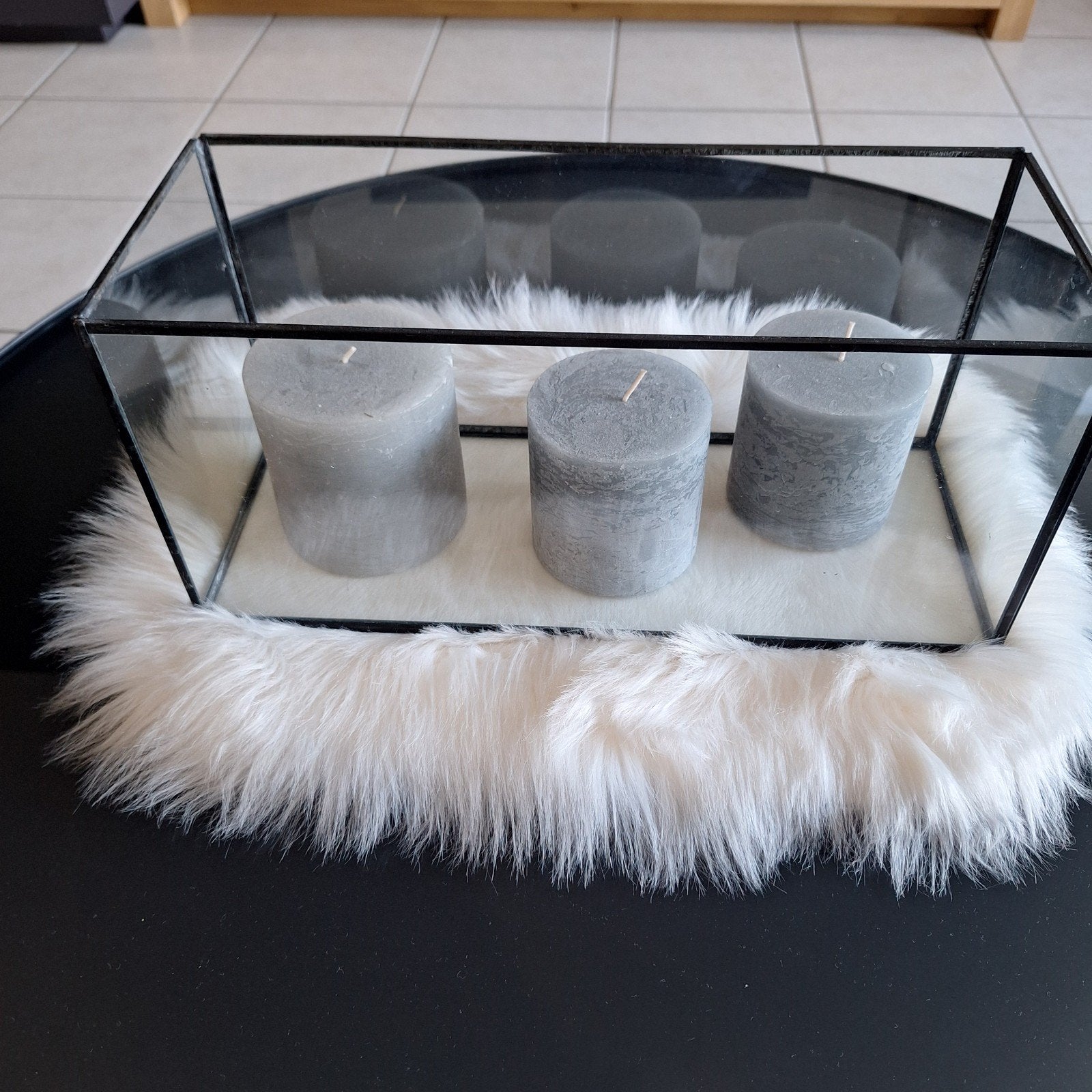 kaarsenhouder (Rasteli), Ophalen, Glas