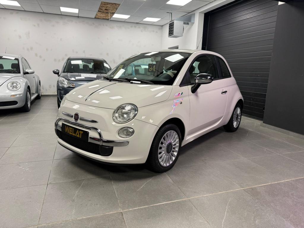 FIAT 500 1.2 LITER BENZINE TOP STAAT, Auto's, Bluetooth, Wit, Bedrijf, 70 kW