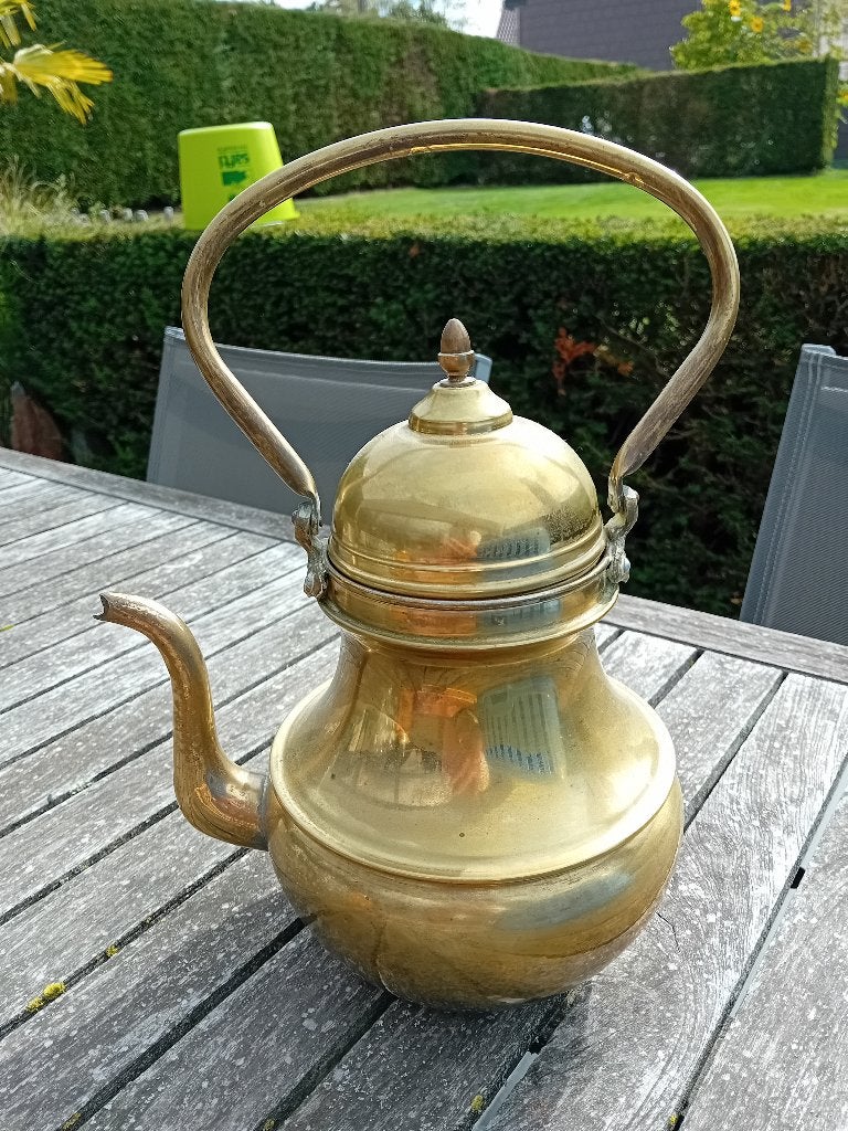 Koperen koffiekan, Enlèvement, Utilisé, Autres matériaux