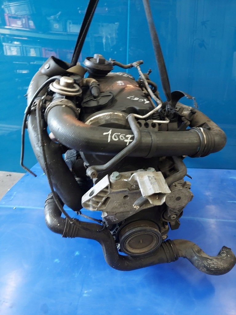 Moteur BJB Complet ALTEA OCTAVIA SKODA VW SEAT TOLEDO CADDY, Verzenden, Gebruikt, Overige automerken
