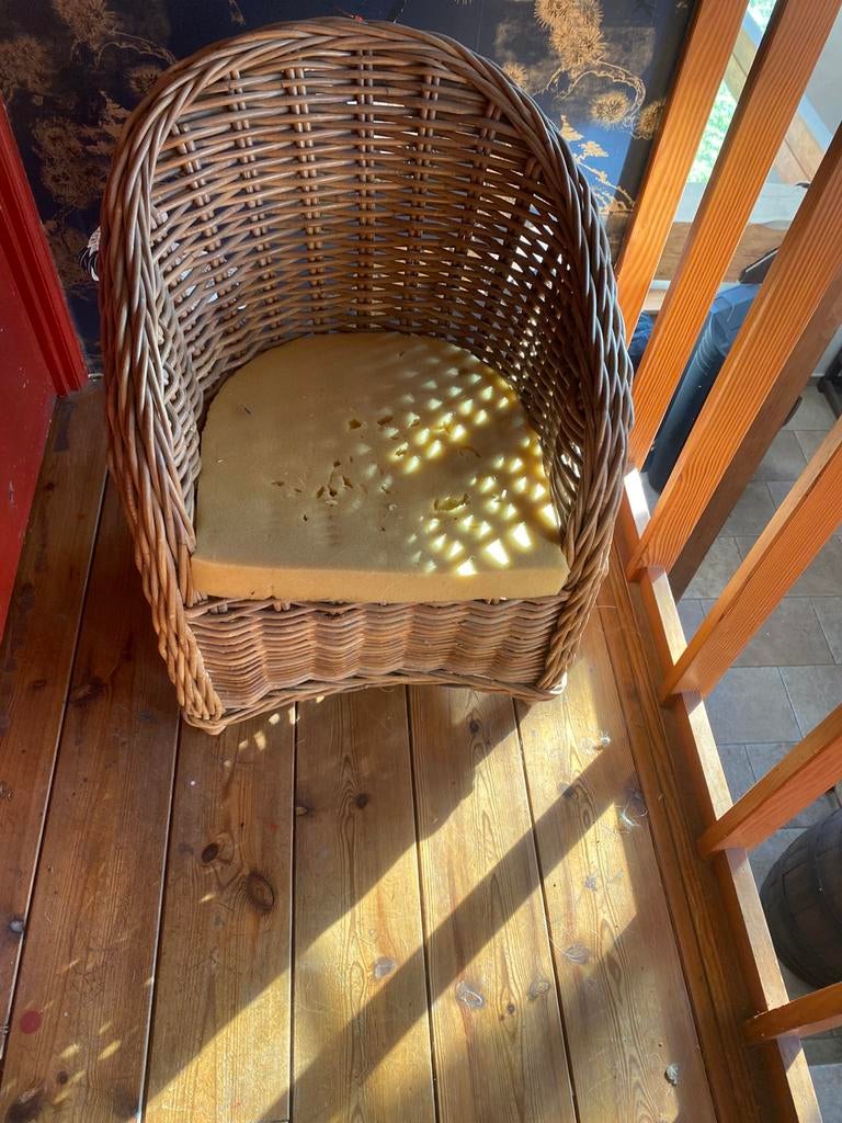 Rieten Zetel, Kinderen en Baby's, Ophalen, Zo goed als nieuw