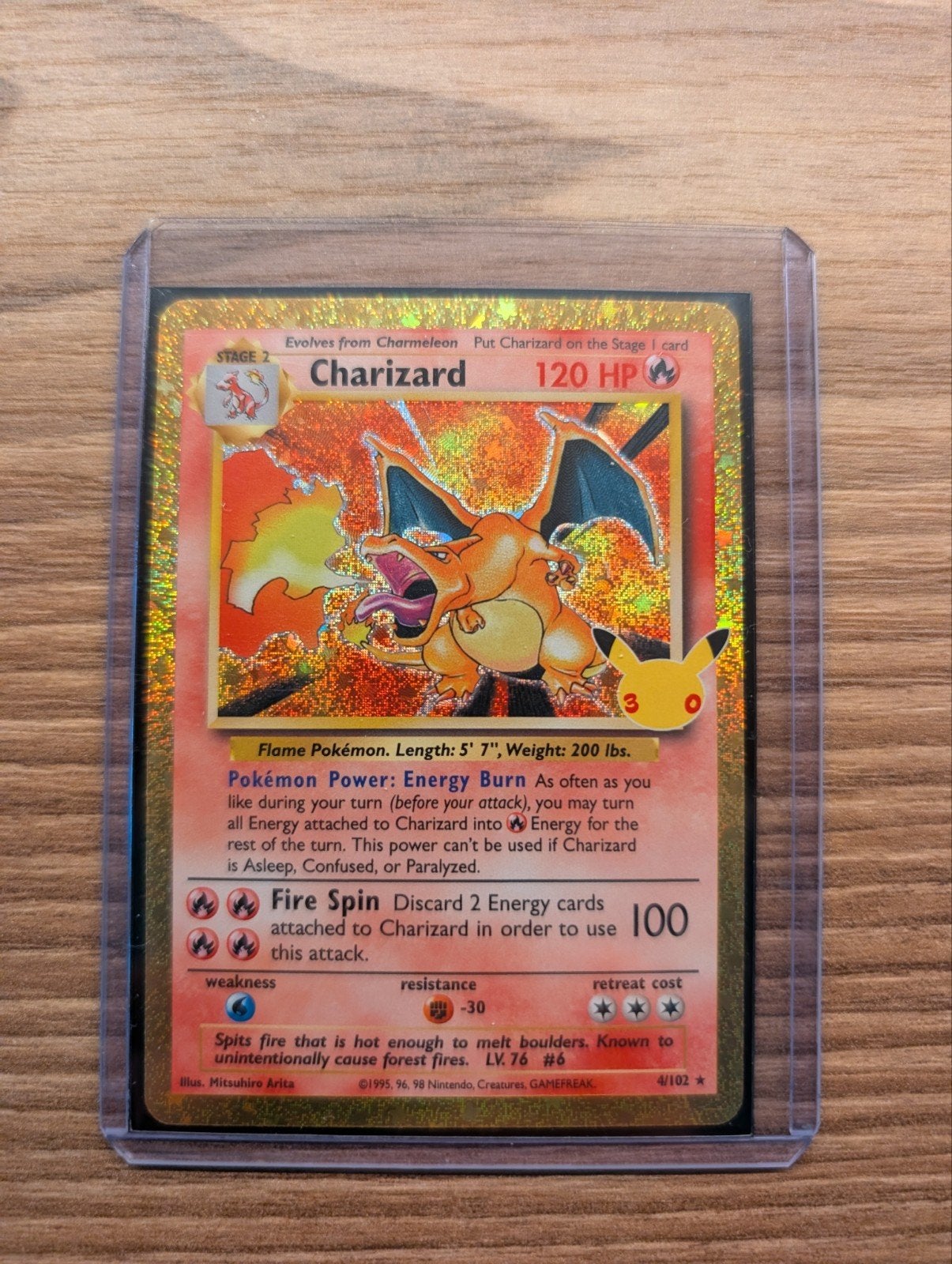 Charizard Classic 4/102 - Pokémon 30th anniversary, Ophalen