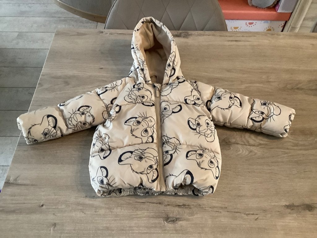 Disney Lion King baby winterjas (Maat 80), Kinderen en Baby's, Jongetje of Meisje, Disney-Primark, Ophalen of Verzenden, Zo goed als nieuw
