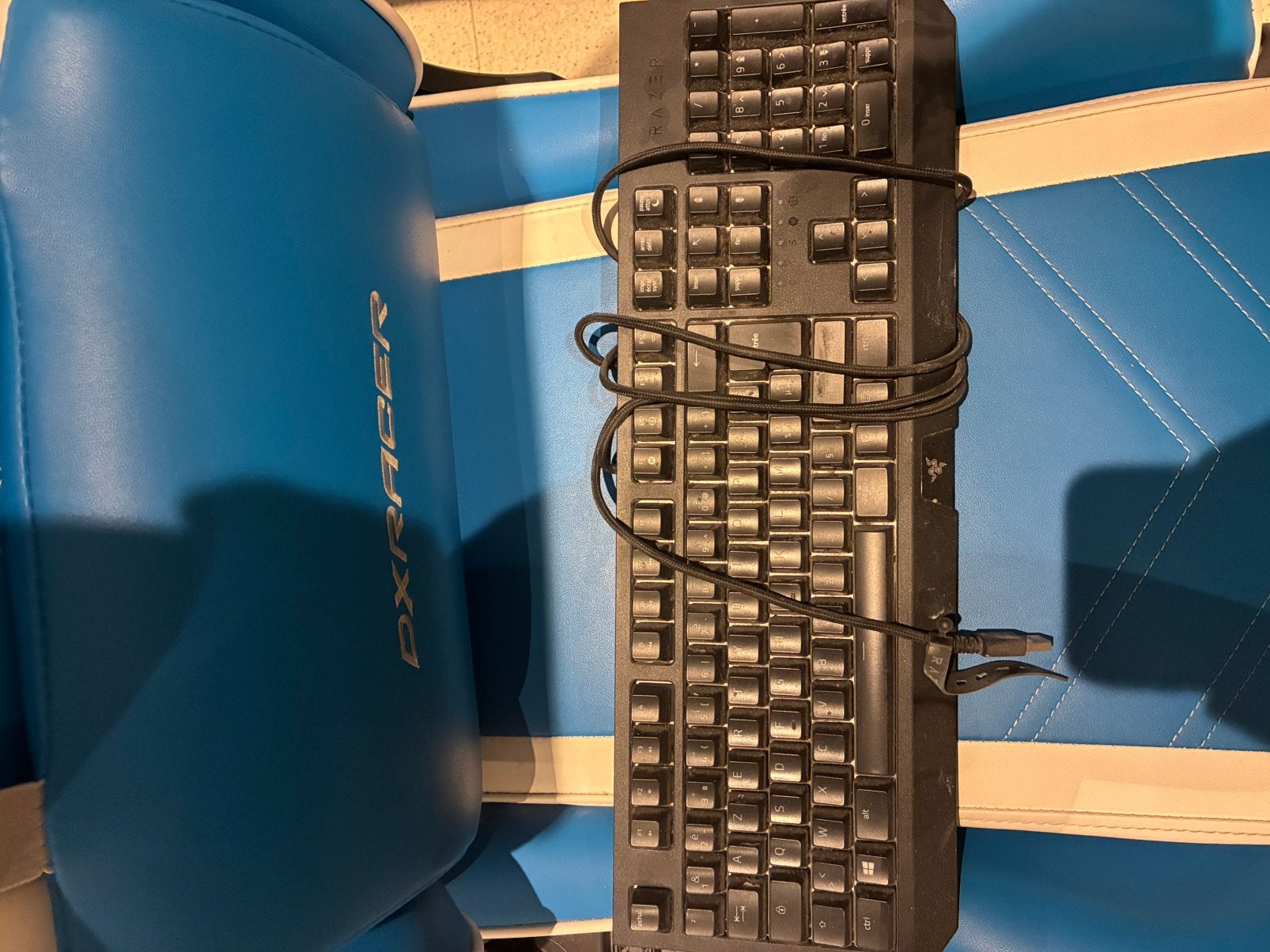 Razer blackwidow keyboard, Computers en Software, Toetsenborden, Ophalen, Gebruikt