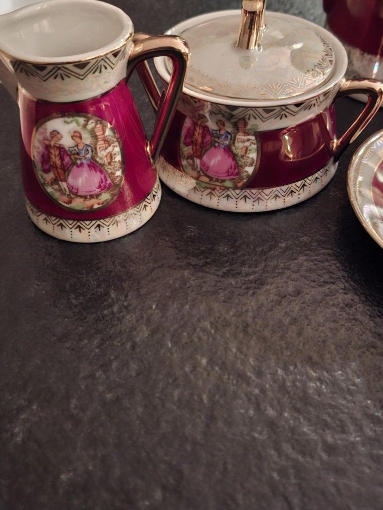 vintage koffieservies, Maison & Meubles, Cuisine | Vaisselle, Enlèvement, Utilisé, Service complet