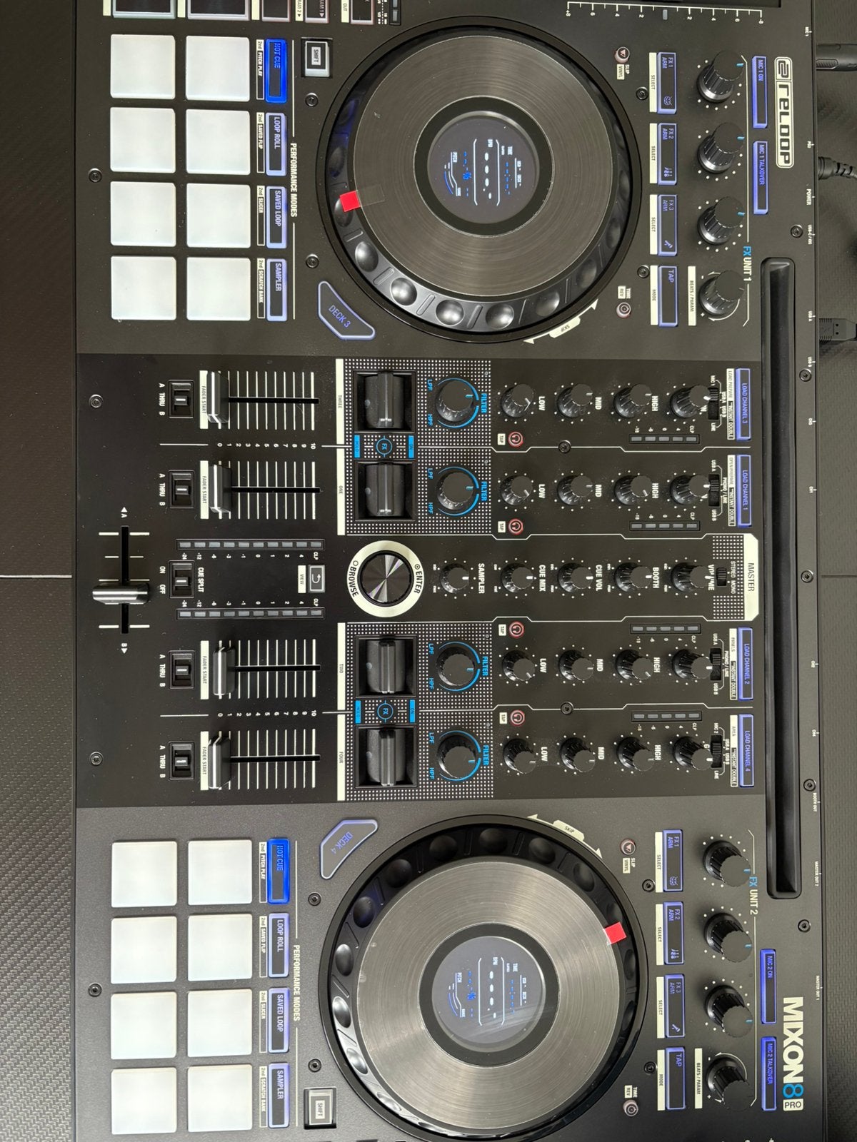 Dj controller Reloop Mixon 8 Pro nieuwstaat garantie !, Muziek en Instrumenten, Dj-sets en Draaitafels, Ophalen, Nieuw, Reloop