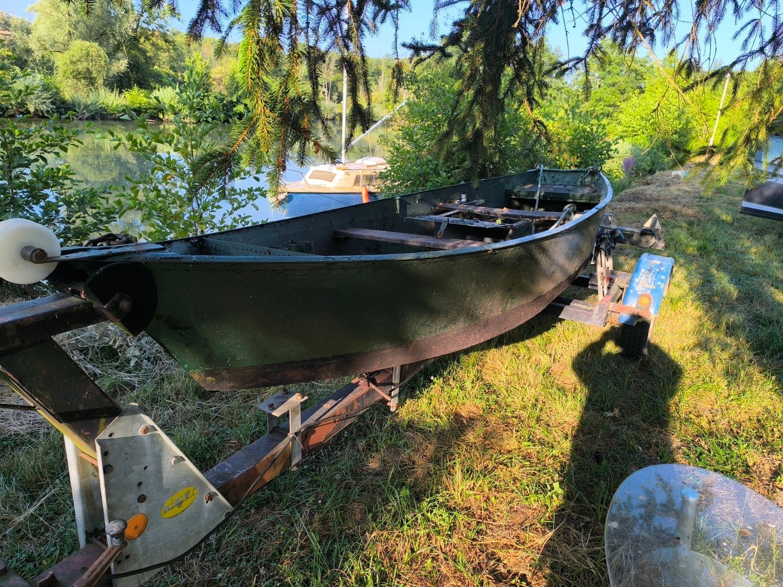barque de pêche 4M, Watersport en Boten, Ophalen
