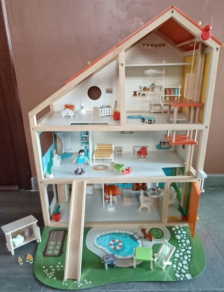 Maison jeux en bois 4,5,6 ans, Ophalen, Zo goed als nieuw, Overige typen