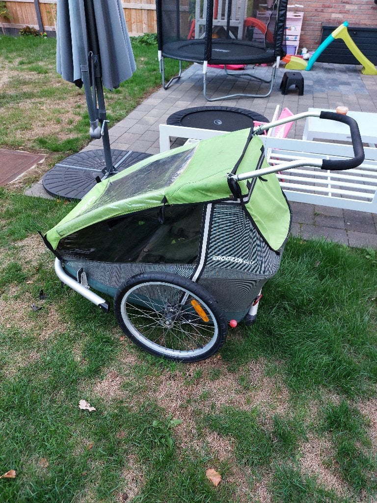 Croozer Dubbele fietskar, Vélos & Vélomoteurs, Accessoires vélo | Remorques, Enlèvement ou Envoi, Pliable, 20 à 40 kg, Utilisé