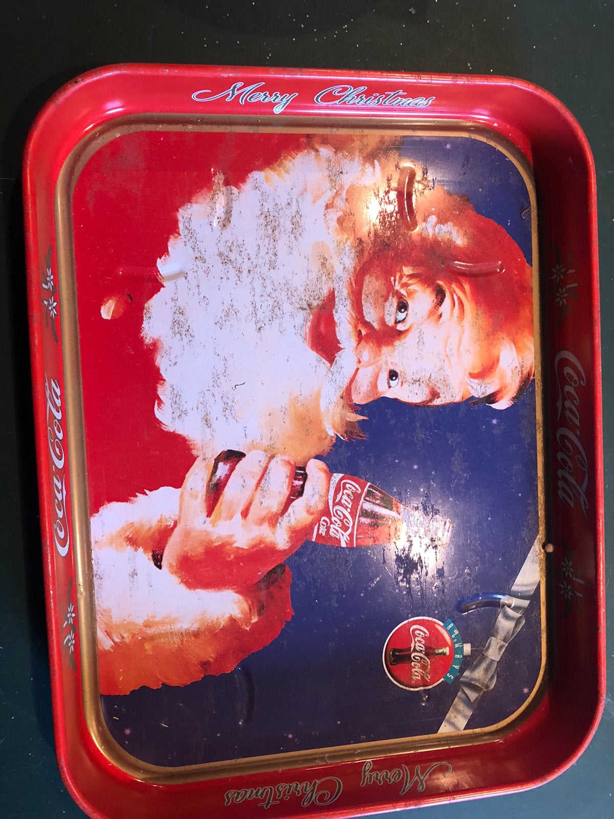 Oud dienblad retro coca cola, Enlèvement ou Envoi