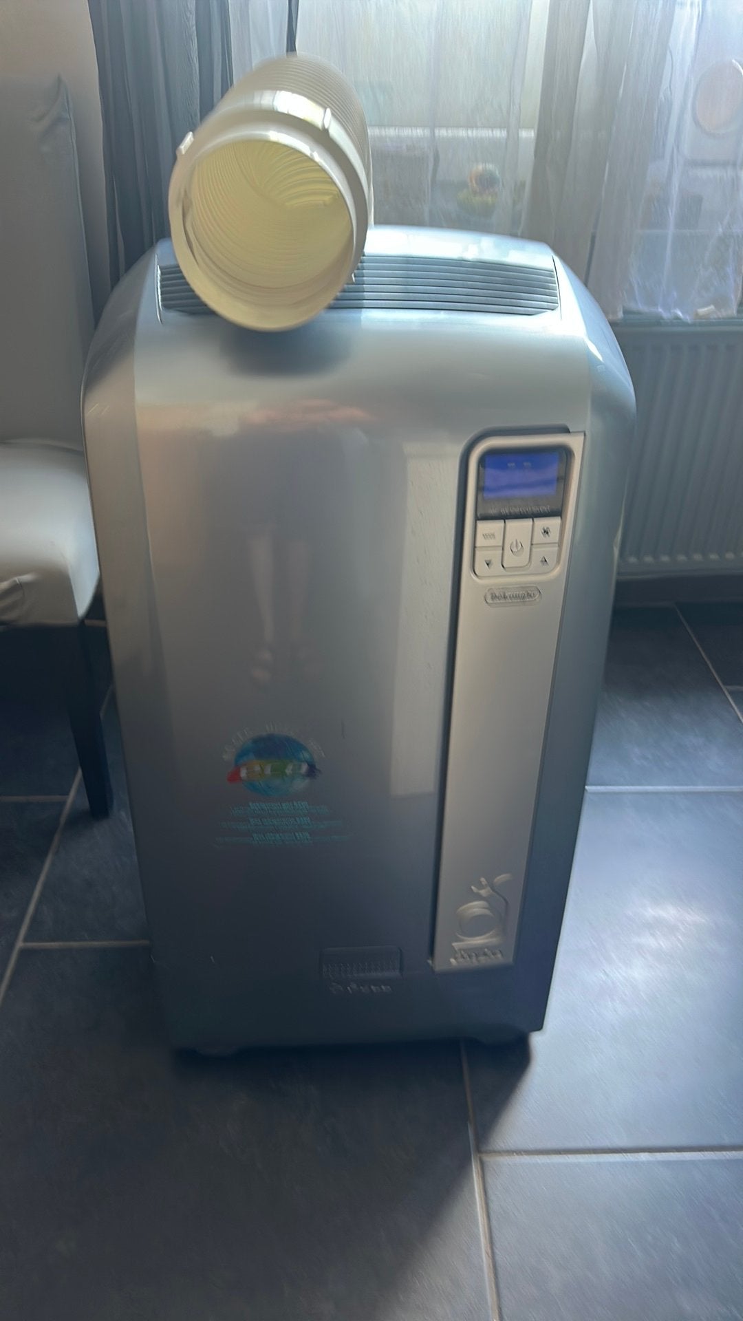Climatiseur mobile De'Longhi Pinguino PAC WE128 ECO Silent, Enlèvement, Utilisé, Classe énergétique A ou plus économe, 100 m³ ou plus grand