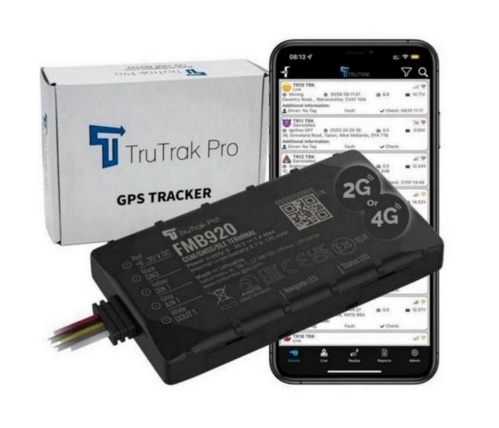 TruTrak Pro - FMB920 GPS-voertuig volgapparaat volg volgen, Ophalen of Verzenden, Nieuw
