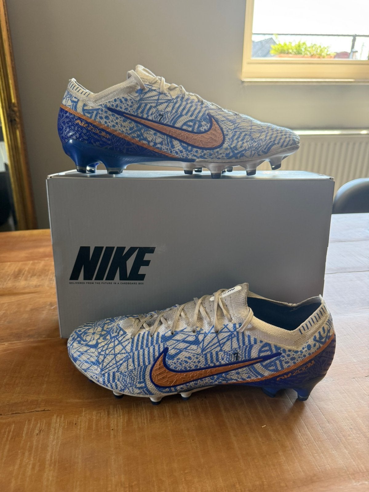 CR7 Nike Mecurial Vapor Elite AG (45.5), Ophalen, Zo goed als nieuw, Schoenen