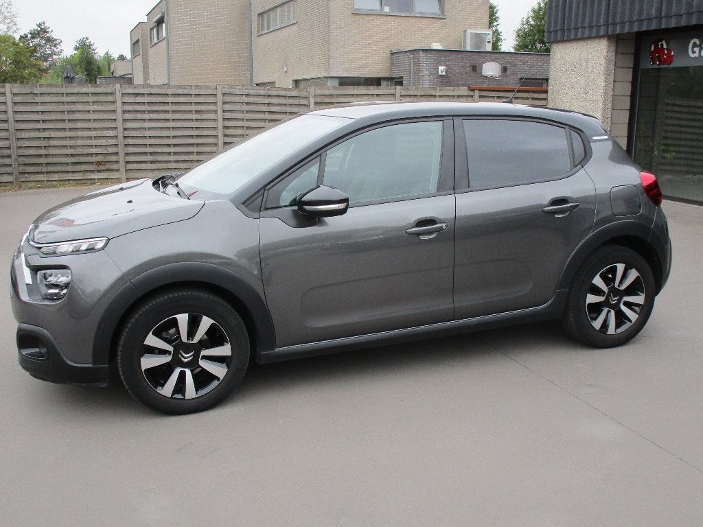 citroen c3 1.2 shine 01/2023 39000 km alu velgen camera, Voorwielaandrijving, Stof, Euro 6, Bedrijf