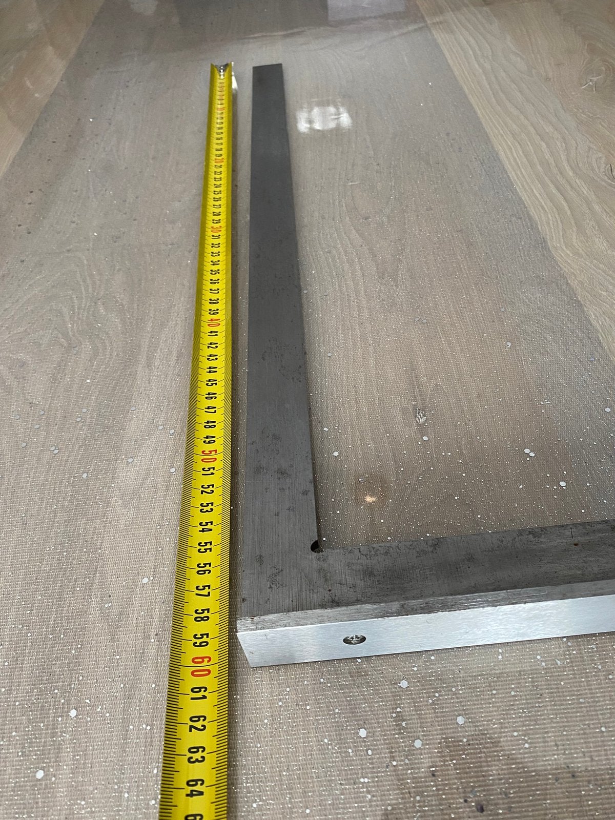 Grande équerre métallique 60cm x 30cm neuf, Bricolage & Construction, Enlèvement, Comme neuf