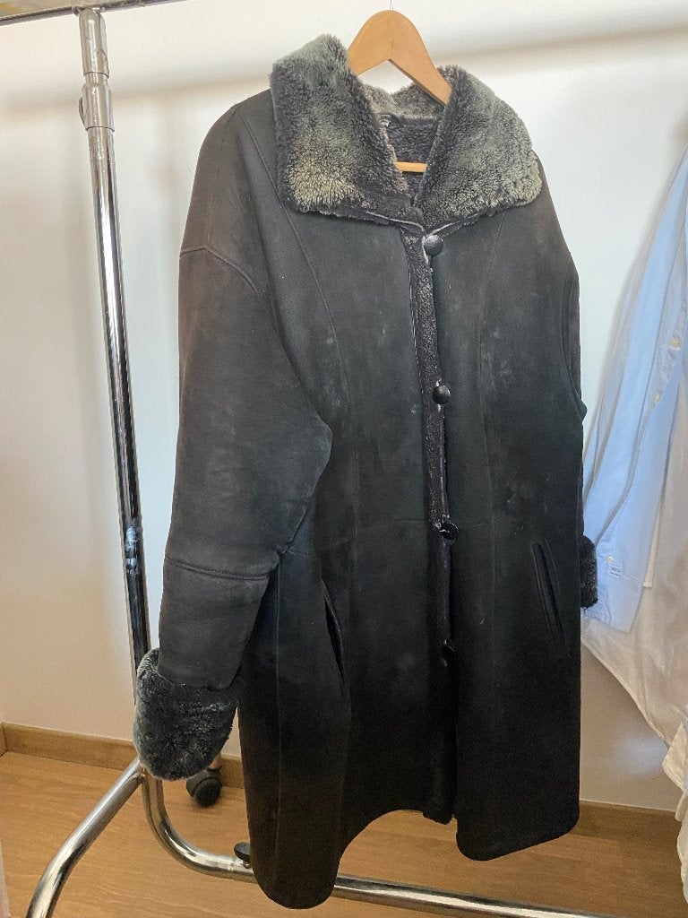 Manteau d'hiver pour femme, Enlèvement, Porté, Noir