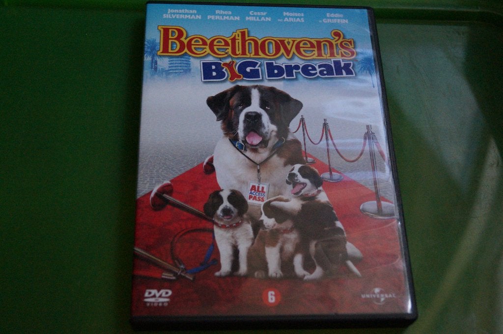 Beethoven's Big Break DVD - Familie Komedie, Alle leeftijden, Ophalen of Verzenden, Zo goed als nieuw, Familie