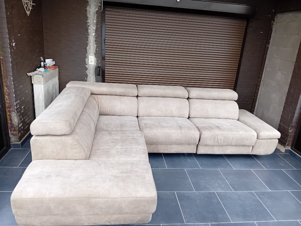 Superbe canapé alcantara, Maison & Meubles, Canapés | Salons, Utilisé, Tissus, Enlèvement ou Envoi