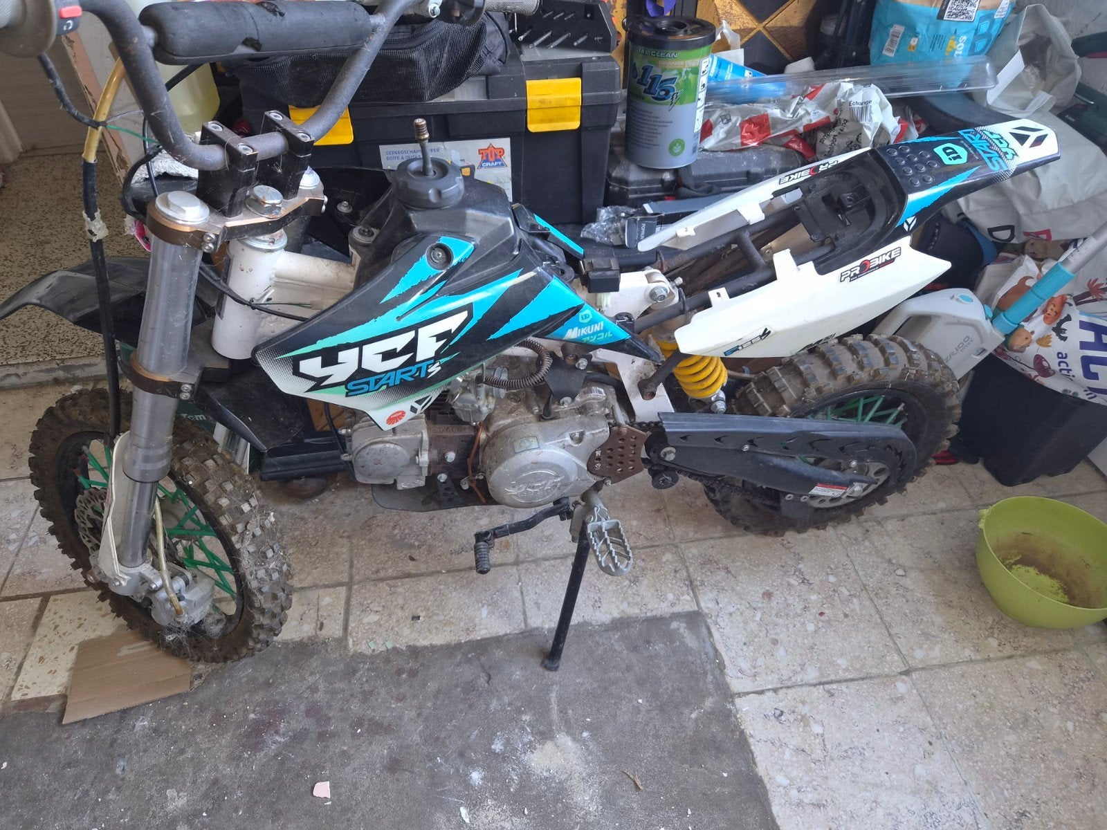 ycf 125, Enlèvement, 125 cm³