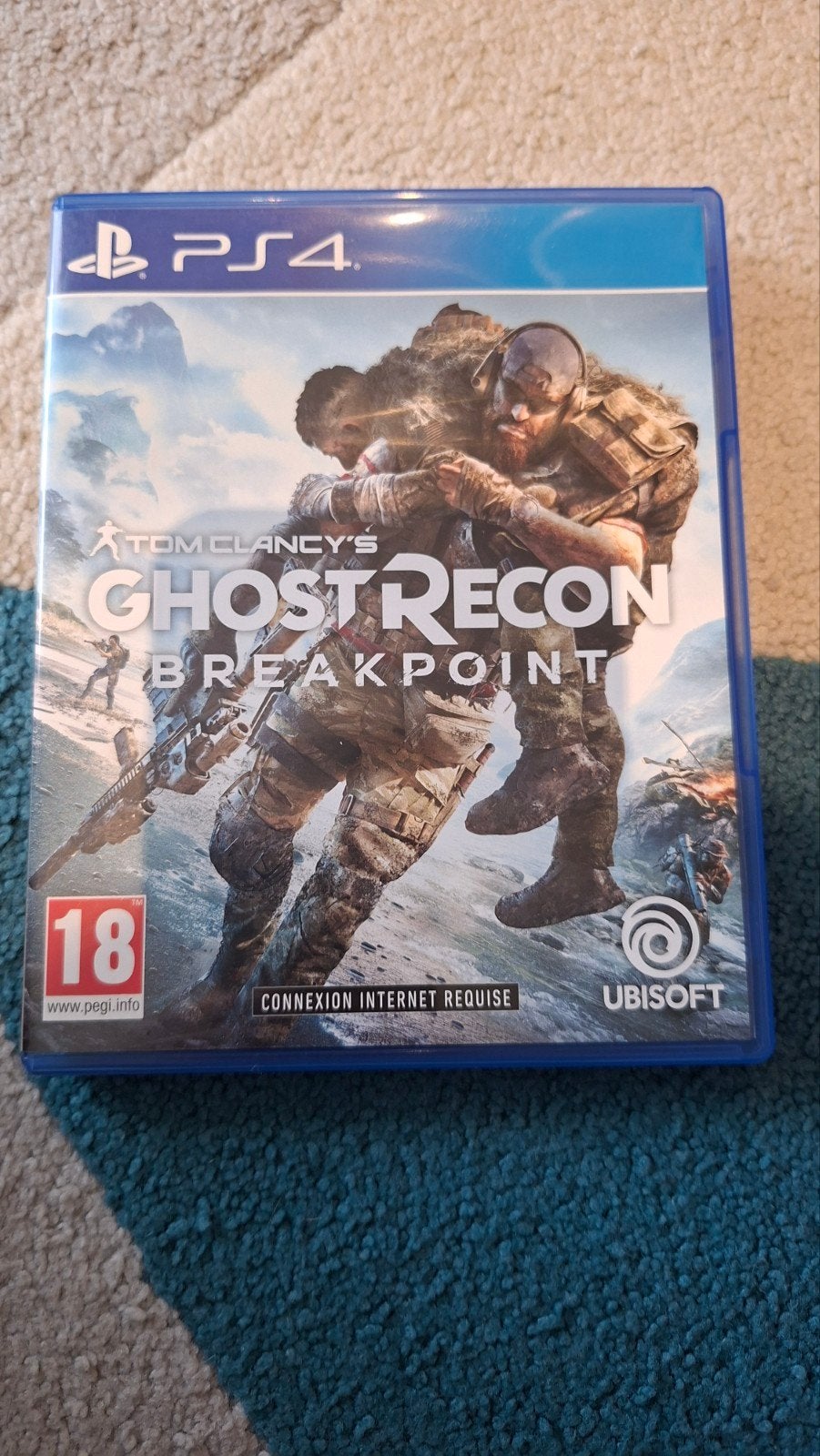 Tom Clancy's Ghost Recon Breakpoint pour PS4, 1 joueur, À partir de 18 ans, Aventure et Action, Comme neuf