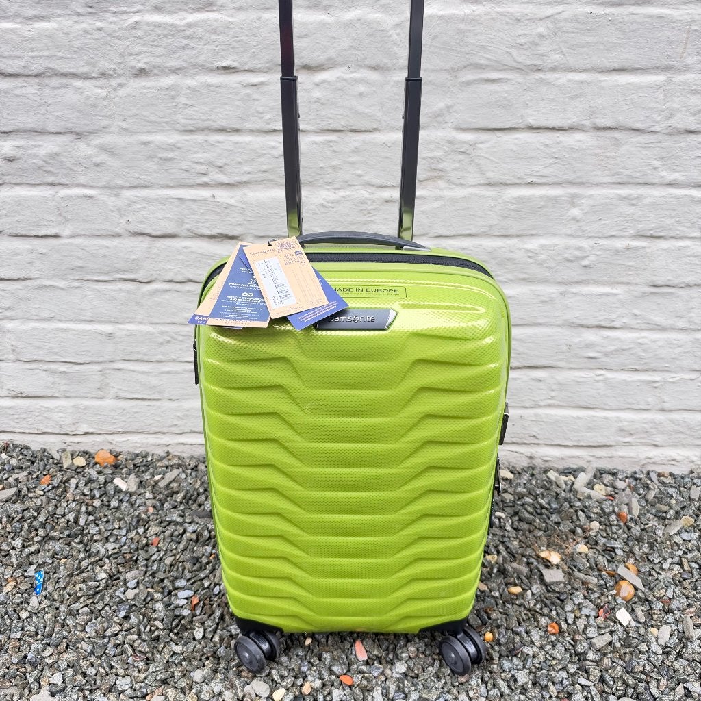 Samsonite  handbagage  55 cm Proxis / nieuw nog / lime, 50 tot 60 cm, Hard kunststof, Nieuw, Ophalen of Verzenden