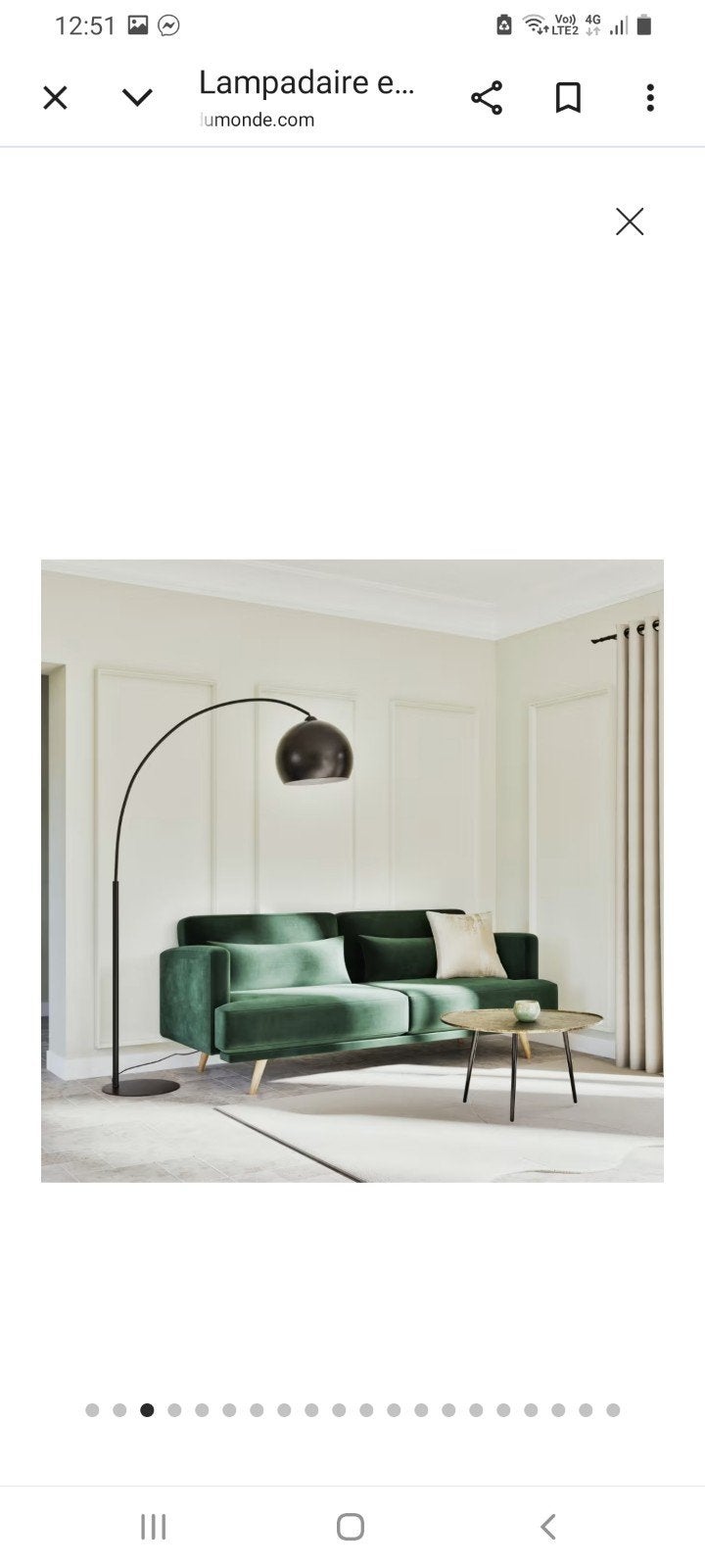 Lampadaires arc design, Maison & Meubles, Accessoires pour la Maison | Miroirs, Enlèvement ou Envoi