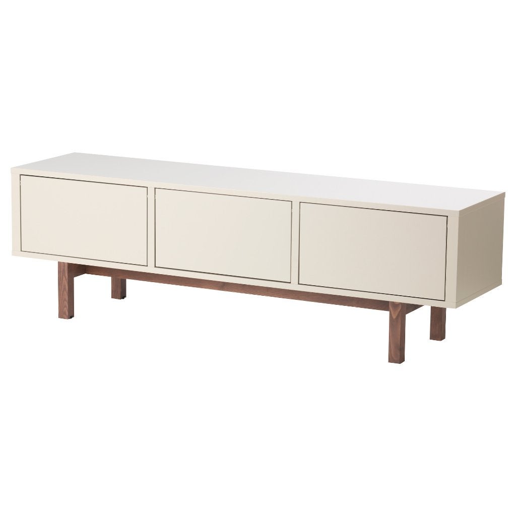 Tv meubel beige IKEA Stockholm, Ophalen, 150 tot 200 cm, Zo goed als nieuw, Model minimalistisch