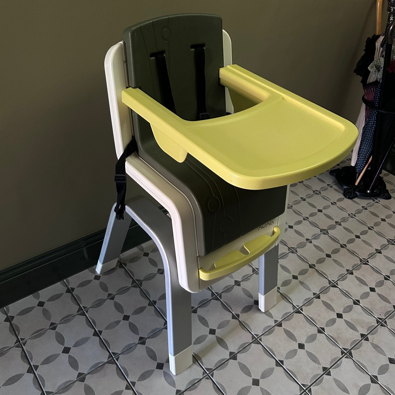 Nuna Zaaz design kinderstoel meegroeistoel (Citrus / Groen), Kinderen en Baby's, Ophalen, Zo goed als nieuw, Meegroeistoel