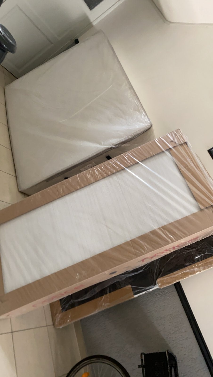 Lit boxspring, Maison & Meubles, Enlèvement ou Envoi, Comme neuf