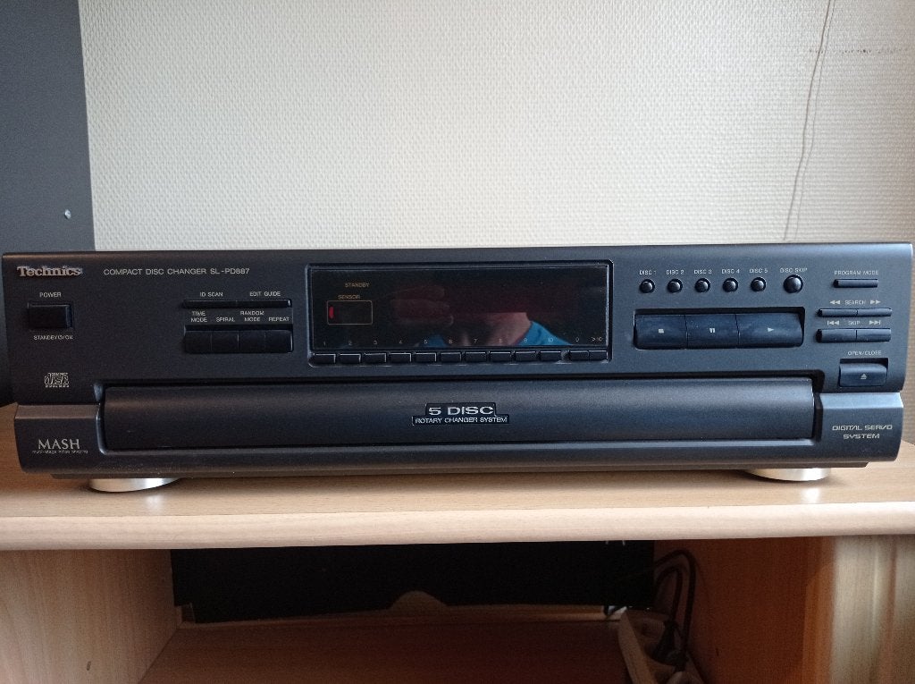 Technics 5 disc changer SL-PD887, TV, Hi-fi & Vidéo, Lecteurs CD, Enlèvement, Comme neuf, Technics, Changeur