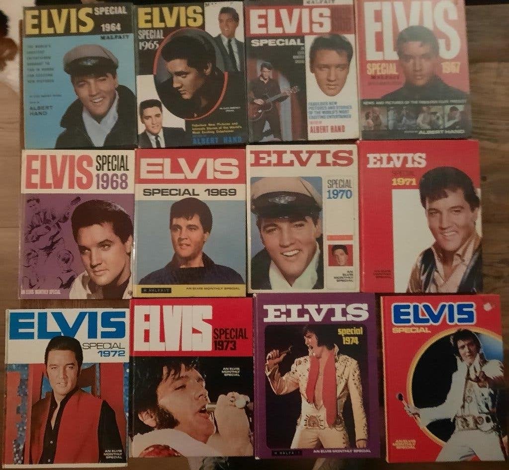 Elvis Books Offres spéciales mensuelles - rares - 18 pièces, Enlèvement ou Envoi, Utilisé, Artiste