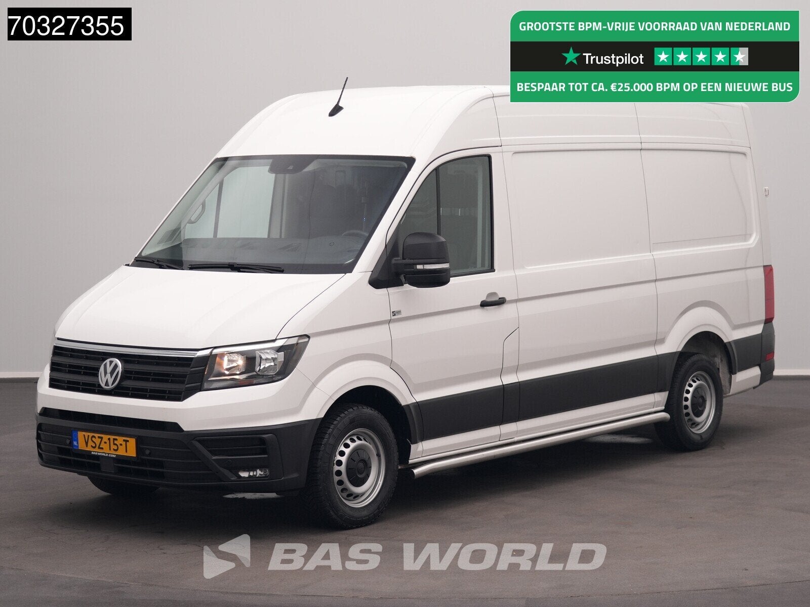 Volkswagen Crafter 102pk L3H3 Trekhaak Airco Cruise Parkeers, Auto's, 75 kW, Stof, Gebruikt, Euro 6