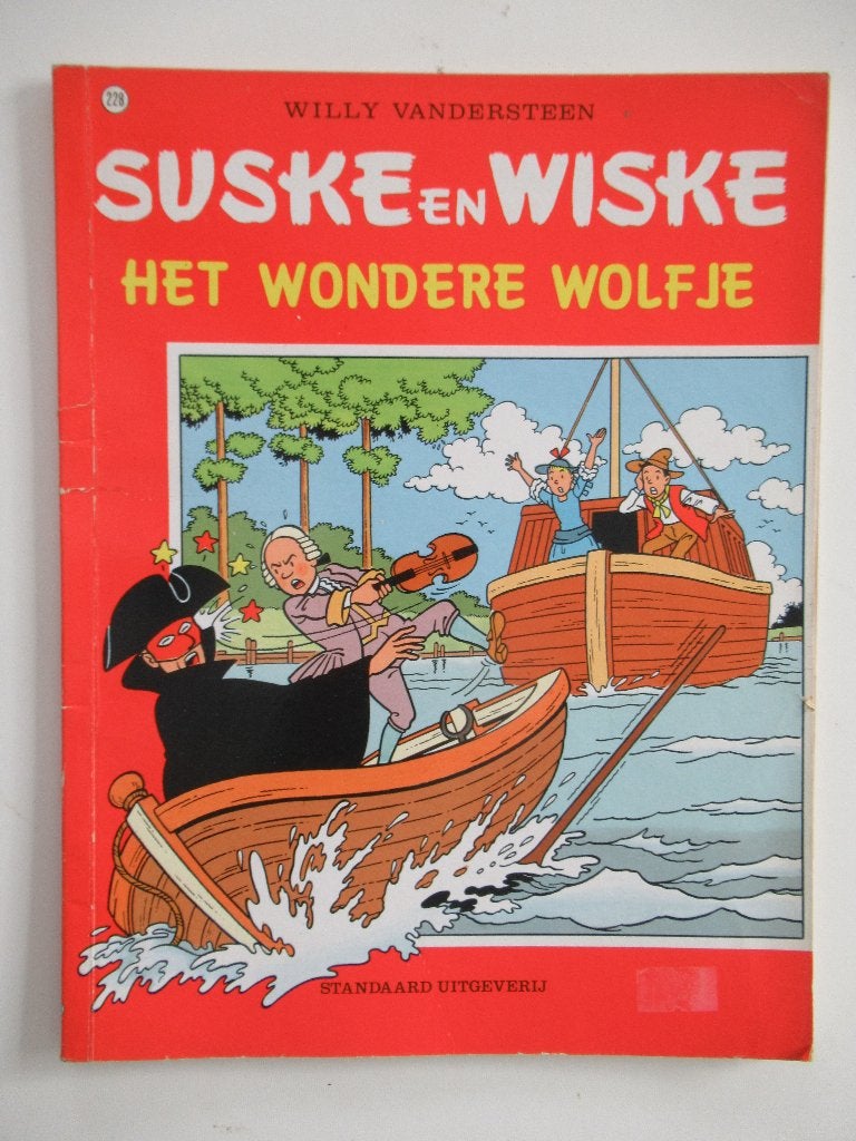 suske en wiske...nr.228...het wondere wolfje....1st, Ophalen of Verzenden, Gelezen