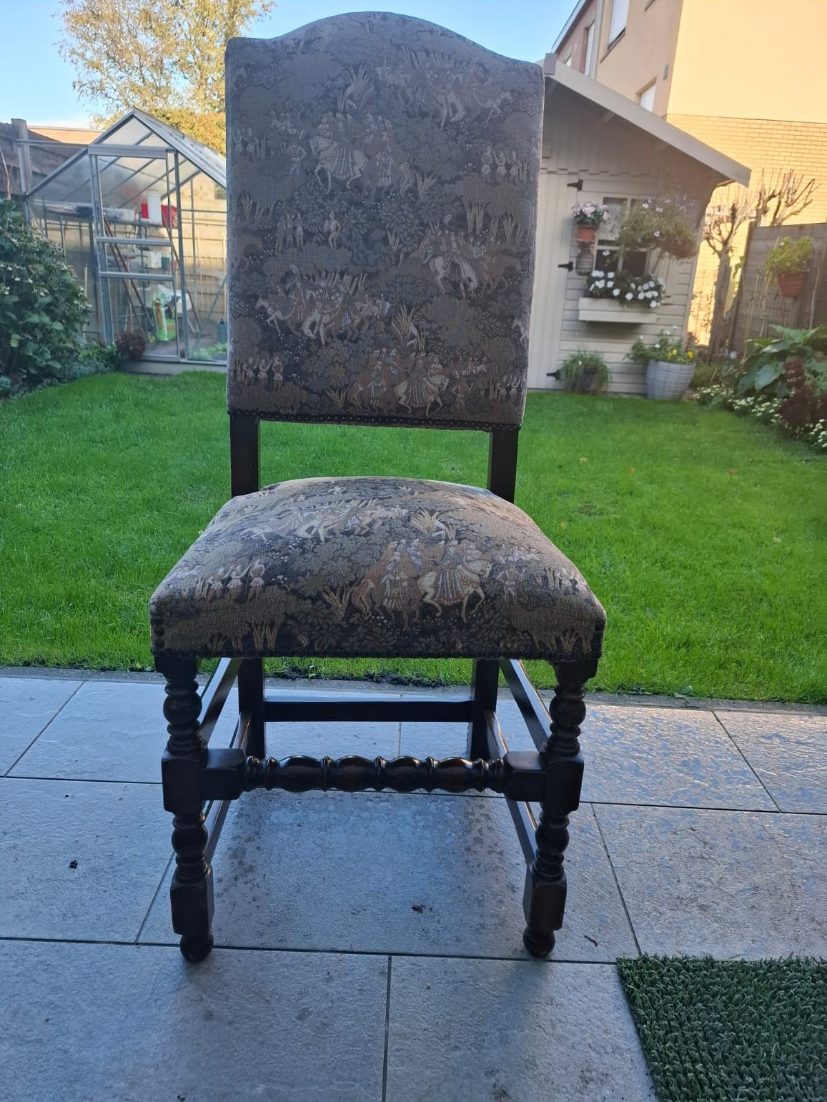 Te koop : 6 stoelen met gebruikssporen, Antiek en Kunst, Ophalen